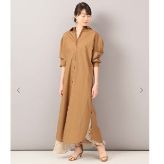 スピックアンドスパンノーブル(Spick and Span Noble)の美品！Spick & Span NOBLE のロングシャツワンピ(ロングワンピース/マキシワンピース)