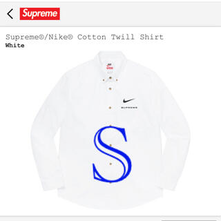 シュプリーム(Supreme)のsupreme nike cotton twill shirt Sサイズ(シャツ)