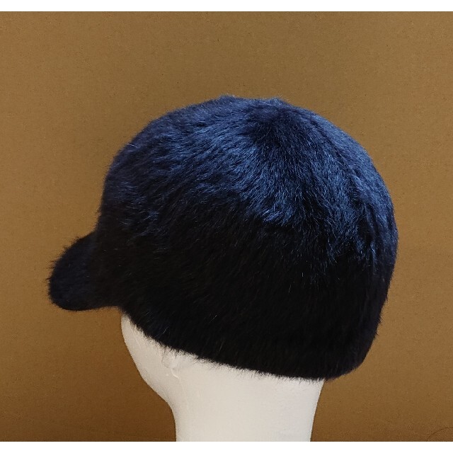 KANGOL(カンゴール)の良品 KANGOL カンゴール ファー キャップ ブラック Ｌ メンズの帽子(キャップ)の商品写真