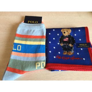 ポロラルフローレン(POLO RALPH LAUREN)のラルフローレン　ハンカチ&靴下セット(ハンカチ)