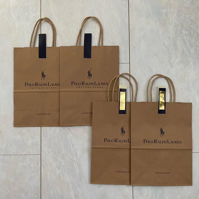 POLO RALPH LAUREN - Polo Ralph Lauren 紙袋4枚セット シール POLO RALPH LAUREN - Polo Ralph Lauren 紙袋4枚セット シール