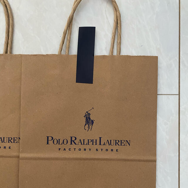 POLO RALPH LAUREN(ポロラルフローレン)のPolo Ralph Lauren 紙袋4枚セット　シール付き レディースのバッグ(ショップ袋)の商品写真