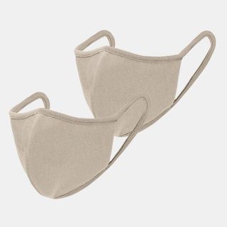 ジーユー(GU)の2枚入/高機能フィルター入りMASK/BEIGE(ベージュ)guサイズS(日用品/生活雑貨)