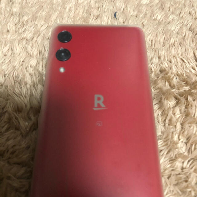 開封済み品:rakuten hand5Gクリムゾンレッド128GB