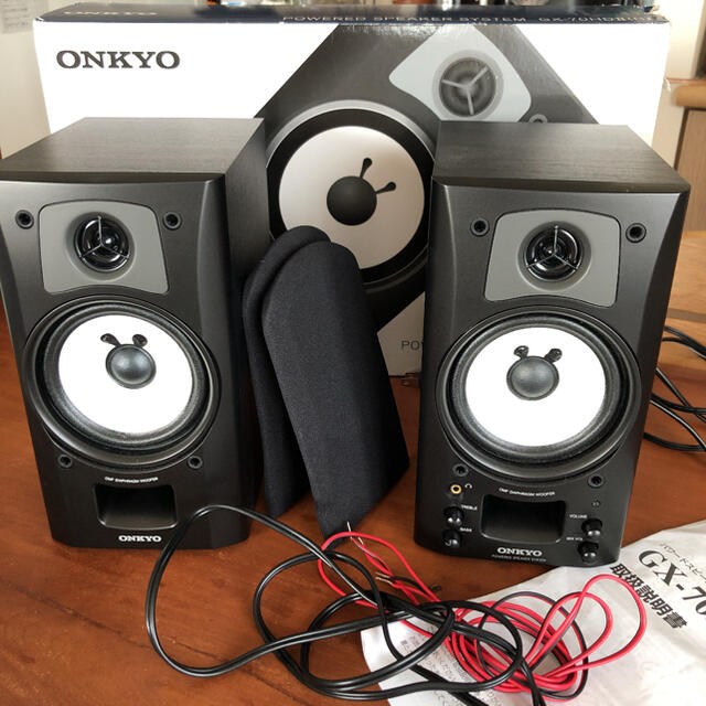 ONKYO GX-70HD2(B) パワードスピーカー 付属品あり アクティブONKYO