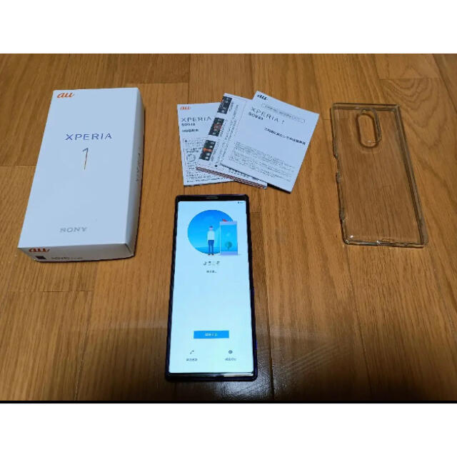 Xperia 1 Purple 64 GB au SIMロック解除済 品