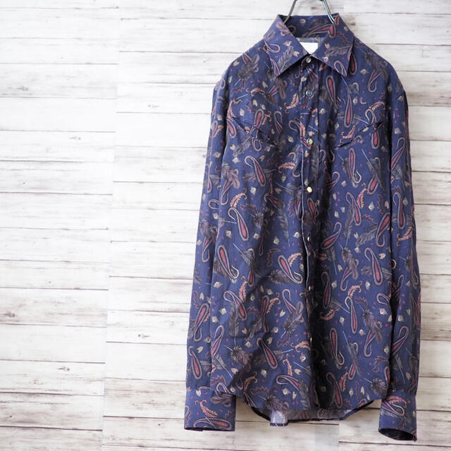 Paul Smith 17AW Feather Paisley Shirt