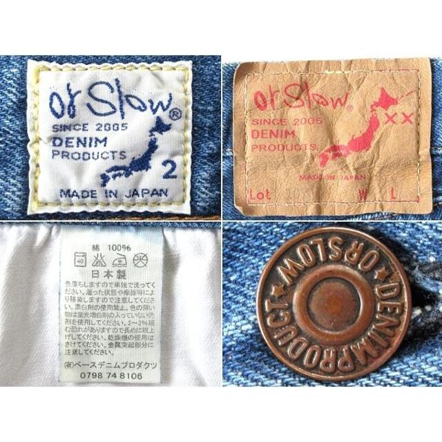 YAECA(ヤエカ)のorSlow IVY FIT DENIM 107 2year wash サイズ2 レディースのパンツ(デニム/ジーンズ)の商品写真