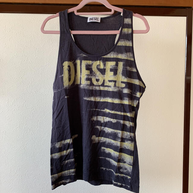 DIESEL(ディーゼル)のdiesel タンクトップ レディース XSサイズ ネイビー レディースのトップス(タンクトップ)の商品写真