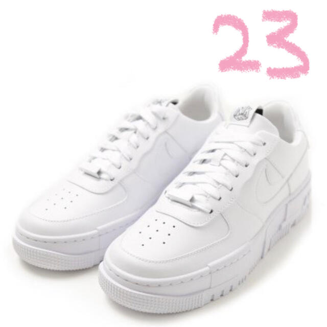 スニーカーNIKE ナイキ エアフォース1 ピクセル  AirForce1 ホワイト