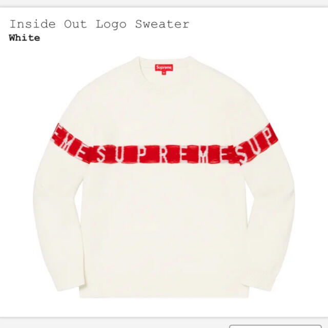 supreme Inside Out Logo Sweater