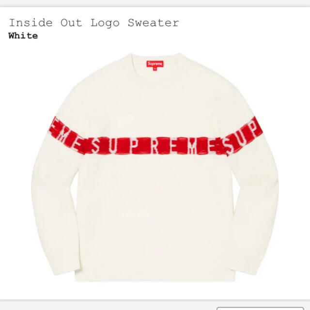 Supreme(シュプリーム)のsupreme Inside Out Logo Sweater メンズのトップス(ニット/セーター)の商品写真