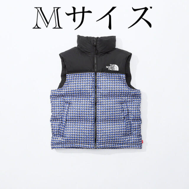 Supreme North Studded Nuptse Vest Royal