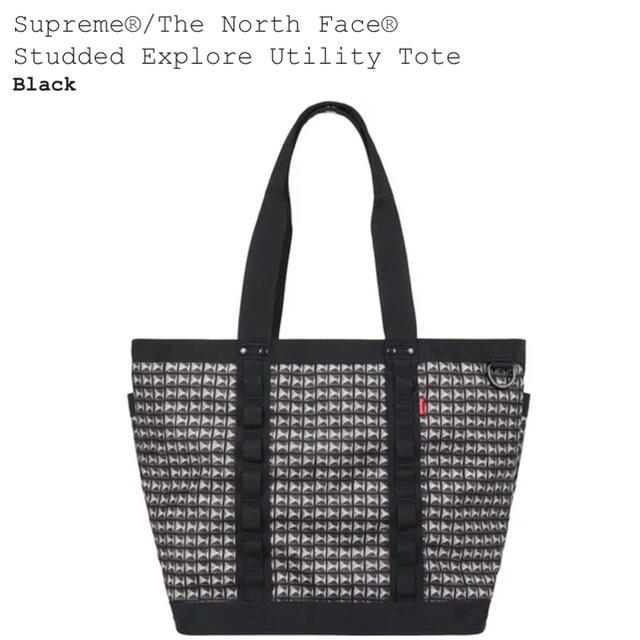 Supreme(シュプリーム)のSupreme the north face Studed tote ブラック レディースのバッグ(トートバッグ)の商品写真