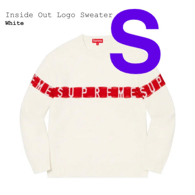 Supreme(シュプリーム)のsupreme Inside Out Logo Sweater S メンズのトップス(ニット/セーター)の商品写真