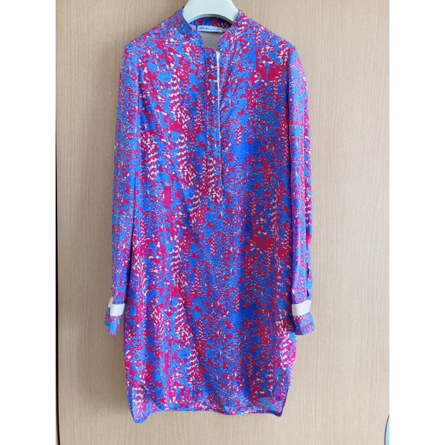 SEE BY CHLOE】シルク100% 膝丈ワンピース 極美品 - ひざ丈ワンピース