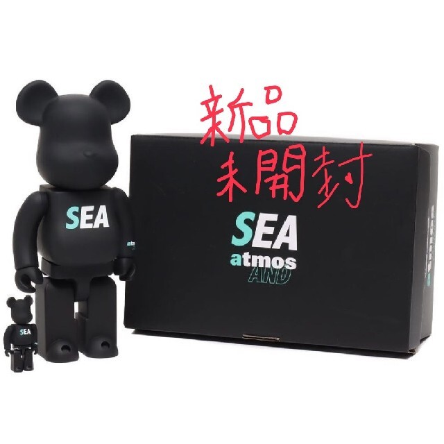 BE@RBRICK atmos ×WIND AND SEA 100％&400フィギュア