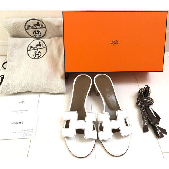 HERMES エルメス オアジス サンダル ミュール 35 feslvolleyball.com