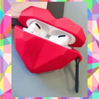 AirPods 1/2用シリコン製イヤホンケース(ヘッドフォン/イヤフォン)