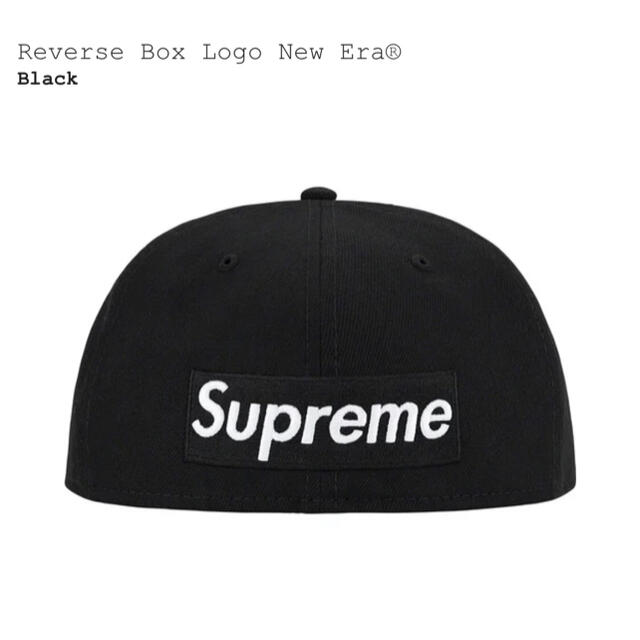 supreme Reverse Box Logo New Era®  Black 1