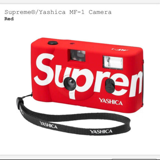 Supreme(シュプリーム)のSupreme Yashica MF-1 Camera Red シュプリーム スマホ/家電/カメラのカメラ(フィルムカメラ)の商品写真