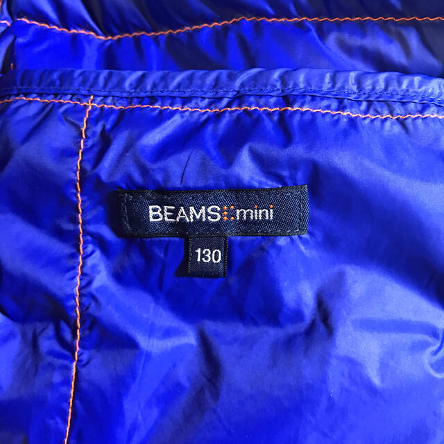 BEAMS(ビームス)のbeams ミニ　ライトダウンジャケット キッズ/ベビー/マタニティのキッズ服男の子用(90cm~)(ジャケット/上着)の商品写真