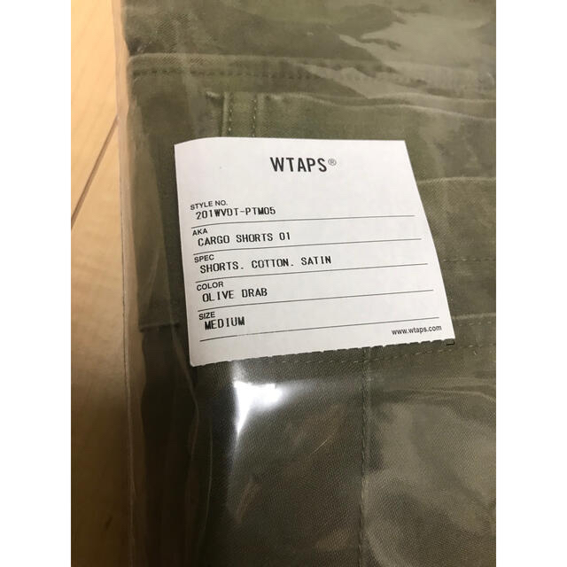 W)taps(ダブルタップス)の20SS WTAPS CARGO SHORTS 01 COTTON SATIN メンズのパンツ(ショートパンツ)の商品写真