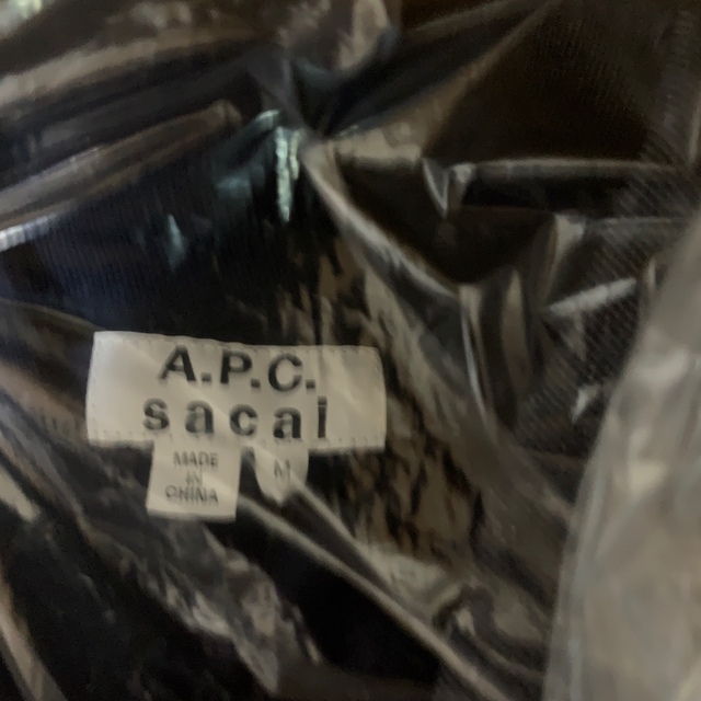 sacai(サカイ)のA.P.C × Sacai Eimi ブルゾン Mサイズ ダークネイビー メンズのジャケット/アウター(Gジャン/デニムジャケット)の商品写真