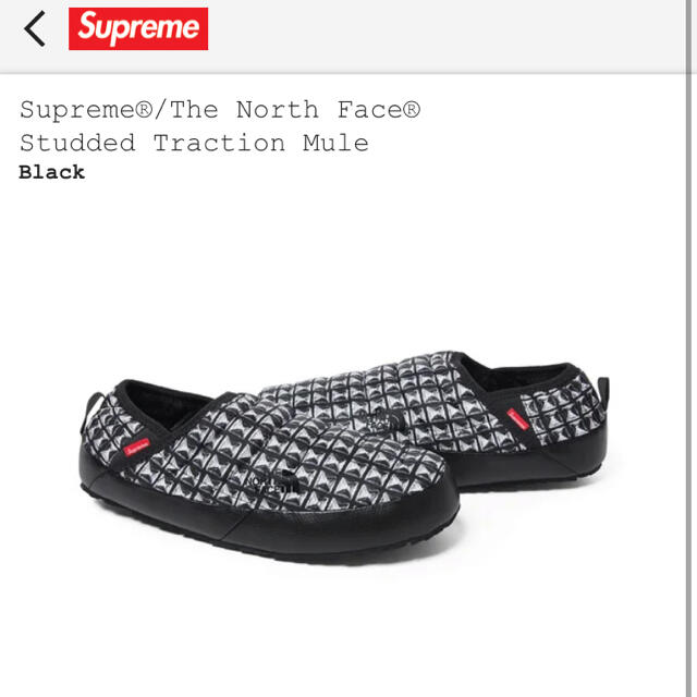 Supreme(シュプリーム)のSupreme/The North Face Studded Traction  メンズの靴/シューズ(スニーカー)の商品写真