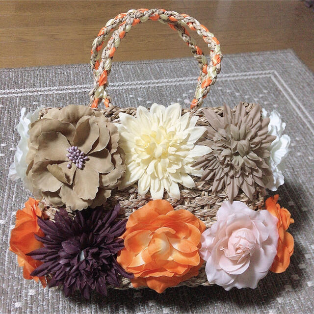 ROSE BUD(ローズバッド)の新品★ローズバッド 花籠バッグ ウエディング 花飾り Rosebad レディースのバッグ(トートバッグ)の商品写真