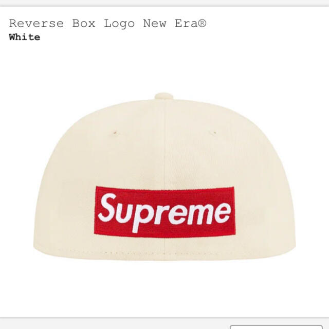 Supreme Reverse Box Logo New Era帽子