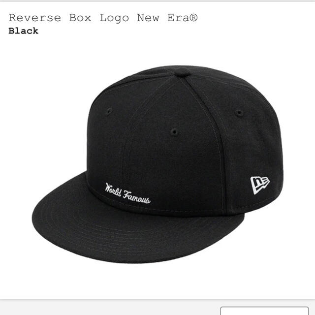 supreme Reverse Box Logo New Era®︎ Black