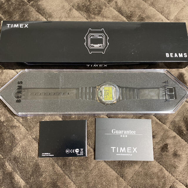 BEAMS(ビームス)のTIMEX BEAMS 別注 ブラック スケルトン 腕時計 メンズの時計(腕時計(デジタル))の商品写真