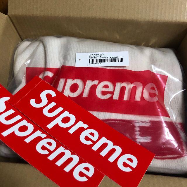 Supreme(シュプリーム)のSupreme Inside Out Logo Sweater XL White メンズのトップス(ニット/セーター)の商品写真