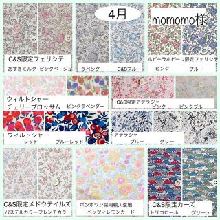 momomo様☆ リバティプリント使用×さくらんぼワッペンレッスンバッグ他(バッグ/レッスンバッグ)