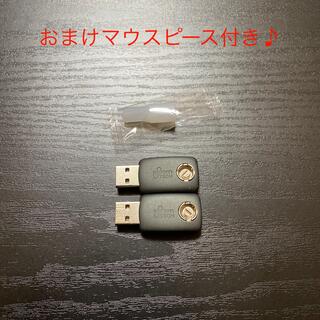 プルームテック(PloomTECH)のP1579番プルームテック純正 USBチャージャー２個おまけマウスピース付き(タバコグッズ)