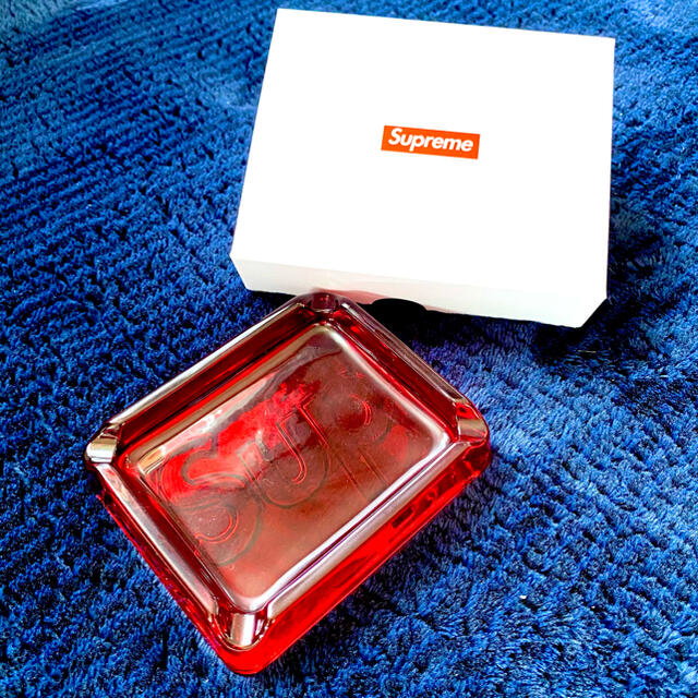 supreme Debossed Glass Ashtray