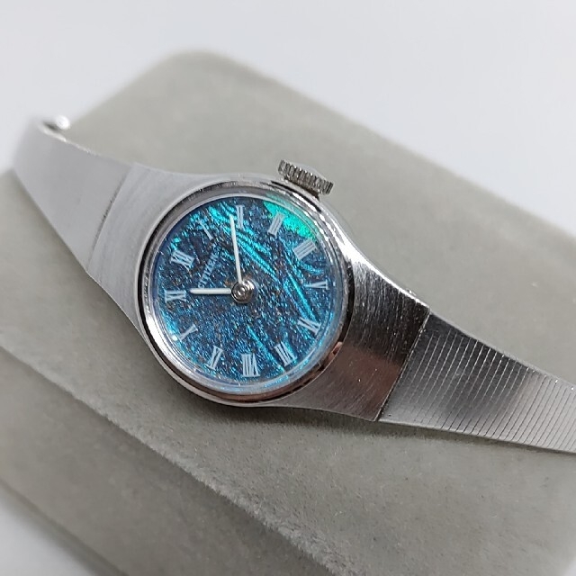 驚きの安さ citizen 手巻き式 お値引き対象外 腕時計 モルフォ蝶文字盤 - 腕時計