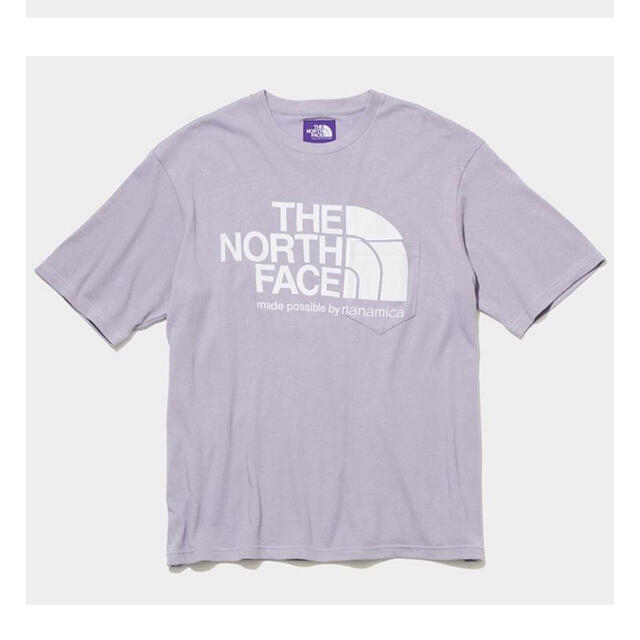 PALACE×THE NORTH FACE Tシャツ　パープルXLメンズ