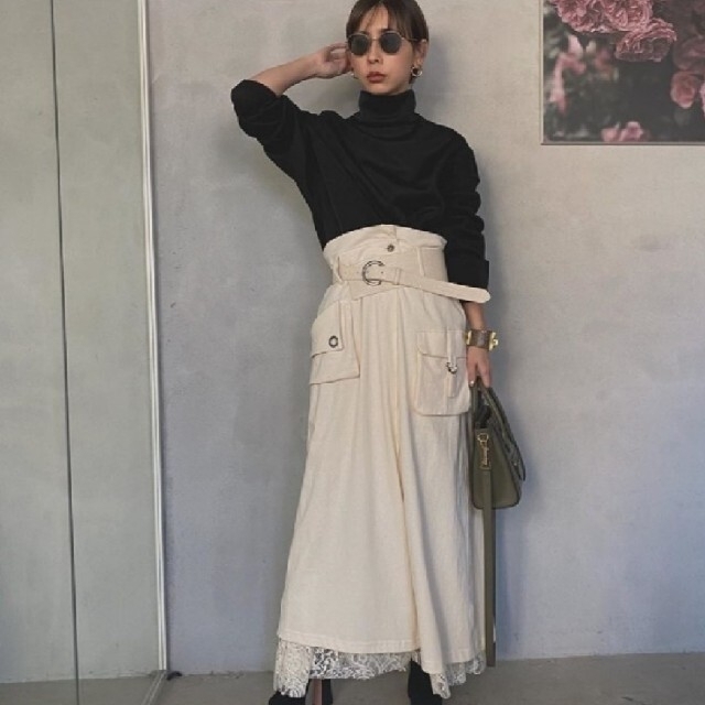 Ameri VINTAGE(アメリヴィンテージ)のAmeri VINTAGEWORK LAYERED SKIRT  レディースのスカート(ロングスカート)の商品写真