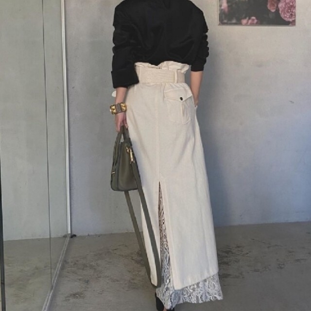 Ameri VINTAGE(アメリヴィンテージ)のAmeri VINTAGEWORK LAYERED SKIRT  レディースのスカート(ロングスカート)の商品写真