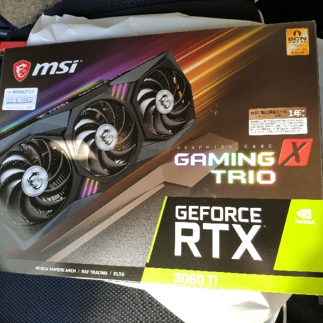 新品未開封　msi rtx3060ti gaming x