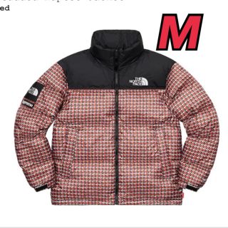 シュプリーム(Supreme)のSupreme the north face Nuptse 赤 M(ダウンジャケット)