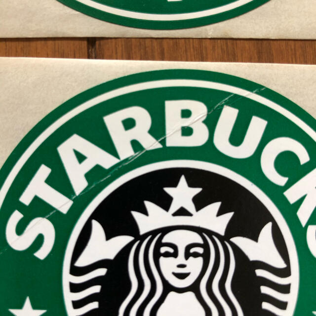 Starbucks Coffee(スターバックスコーヒー)の旧ロゴシール インテリア/住まい/日用品の文房具(シール)の商品写真