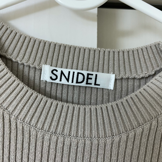 snidel ニットチュールワンピース