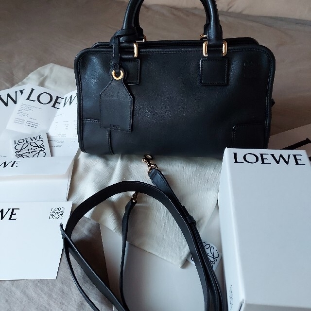 【内祝い】 アマソナ ロエベ - LOEWE サイズ28 ブラック バッグ スケルトン ハンドバッグ - www.pvn.gob.pe