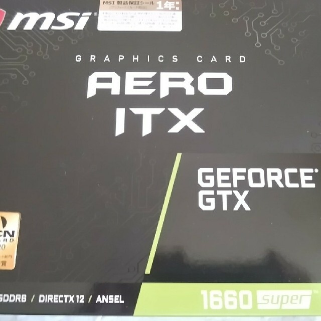 【美品】 GTX 1660 SUPER AERO ITX OC