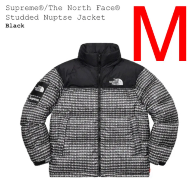 Supreme - 黒M Supreme North Face Studded Nuptse