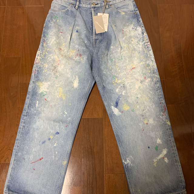 COMOLI(コモリ)のherill 15oz Denim Tack Splash 4PK メンズのパンツ(デニム/ジーンズ)の商品写真