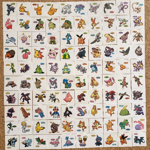 ポケモン ポケモンパン デコキャラシール 100枚 の通販 By ミドルチャンピオン オリジナル ポケモンならラクマ